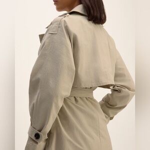 NWOT Everlane The ReNew Long Trench Coat